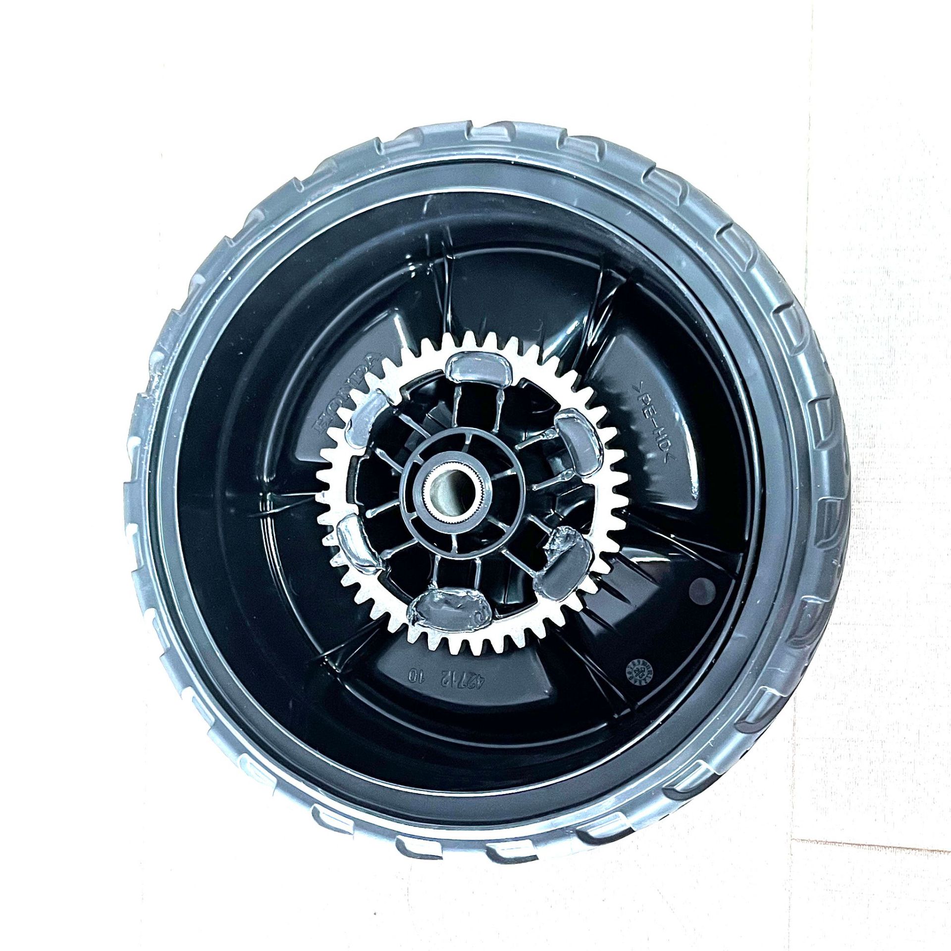 Amazon best selling 8 inch plastic lawn mower wheel driving wheel solid wheel PVC lawn mower wheel