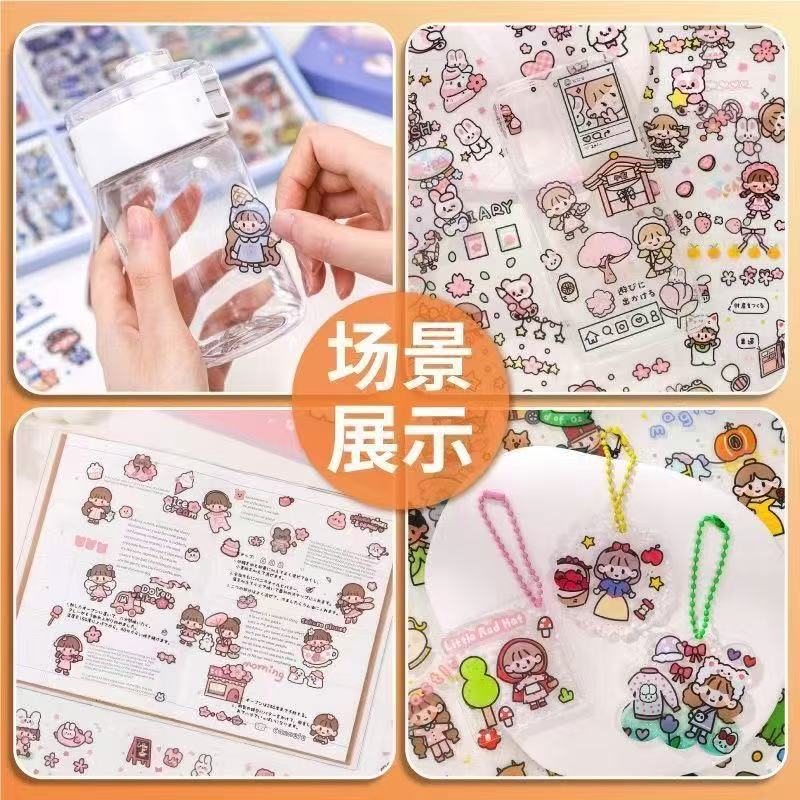 Wholesale Stickers in Stock for Children, Cartoon Stickers, Planner Stickers, Pvc Waterproof, Water Bottle Stickers, Planner Stickers
