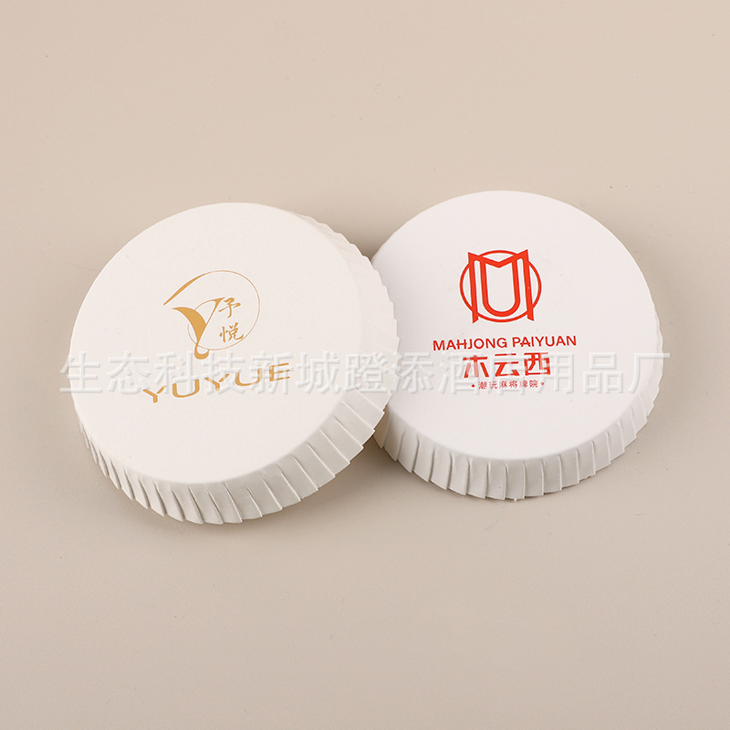 Disposable cup lid absorbent paper cup lid hotel disposable products can be printed logo manufacturers wholesale sales