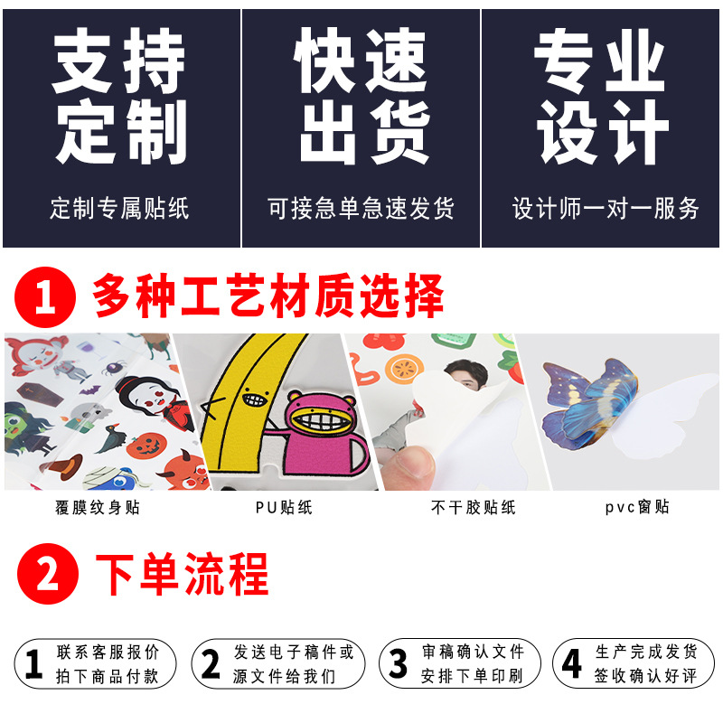 Cross-border Children's Stationery Bag Decorative Sticker PU Leather Cartoon Sticker Waterproof Sticker Toy Graffiti Sticker