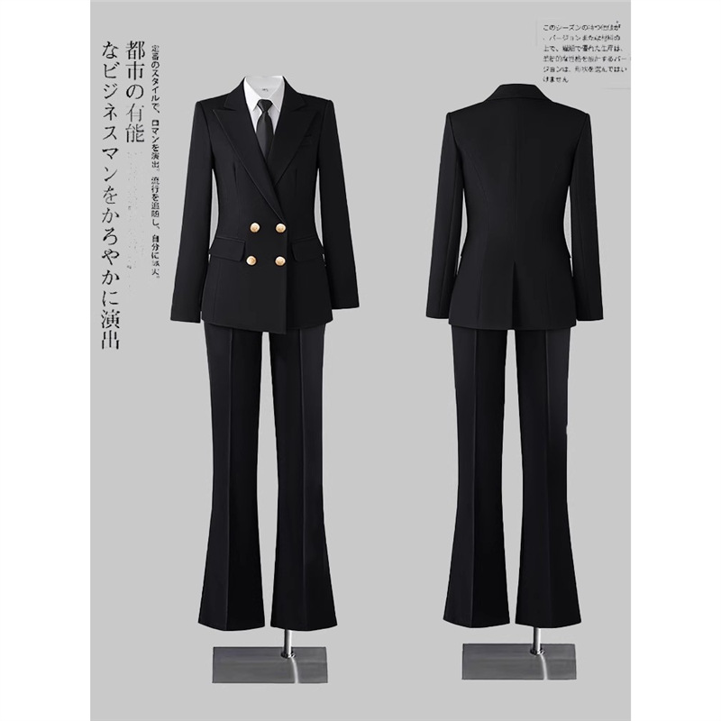 High-End Suit Suit for Women, Spring & Fall Sales, Professional Suit, Elegant, Slim Fit, Porsche Work Clothes, 4S Shop Work Clothes