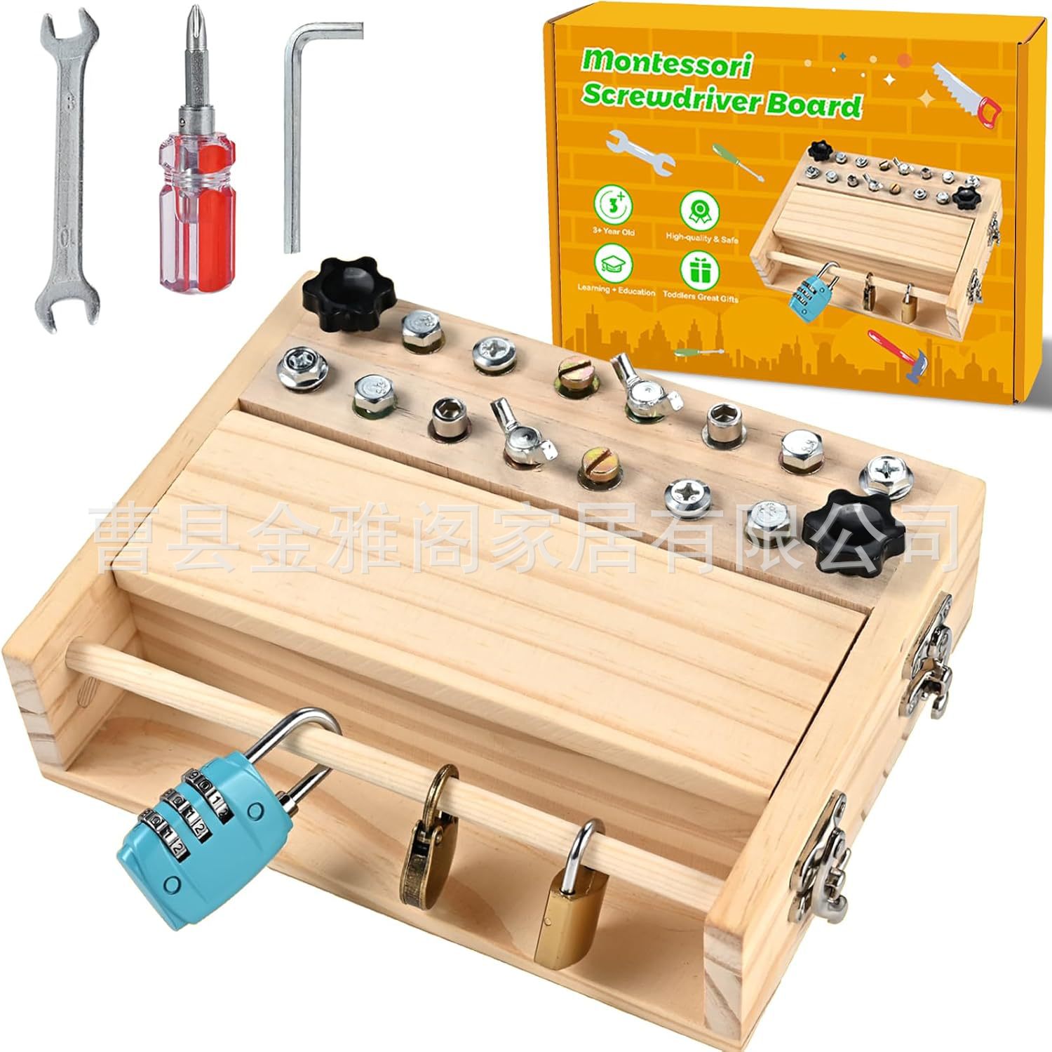 Набор отверток Монтессори, образовательная игрушка для детей, игрушка для разборки с винтами, обучающая сенсорная игрушка