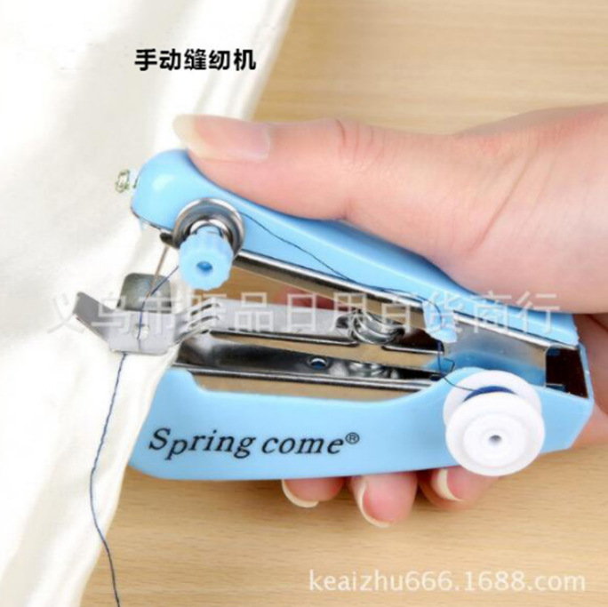 Manual sewing machine household sewing machine springcome mini sewing machine creative running river and lake goods source 105g