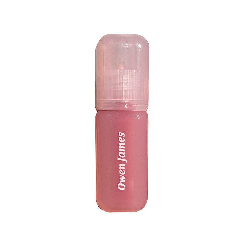 Owenjames Large Ice Bucket Mirror Lip Glaze Long-Lasting Hydrating Pouty Lip Gloss Boiled Water Showing Tender Lip Glaze Student Party