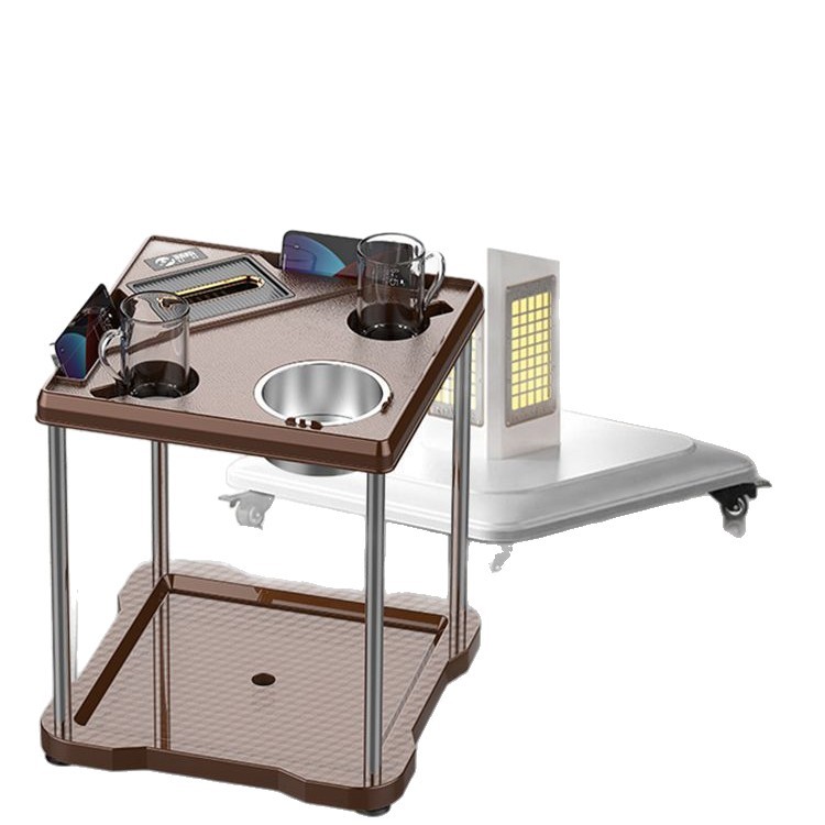 Automatic Mahjong Table Coffee Table Tea Rack Chess and Card Room Mahjong Machine Small Coffee Table Water Cup Holder Mahjong Hall Tea Table