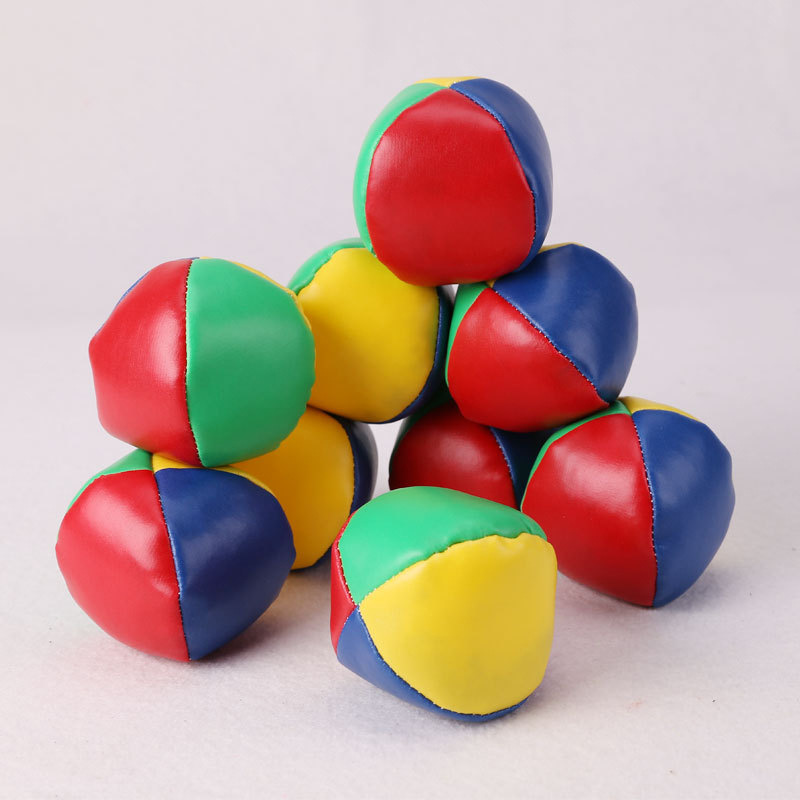 Factory supply small sandbag leather round small sandbag sandbag game sandbag ball PVC sandbag ball 6.5cm