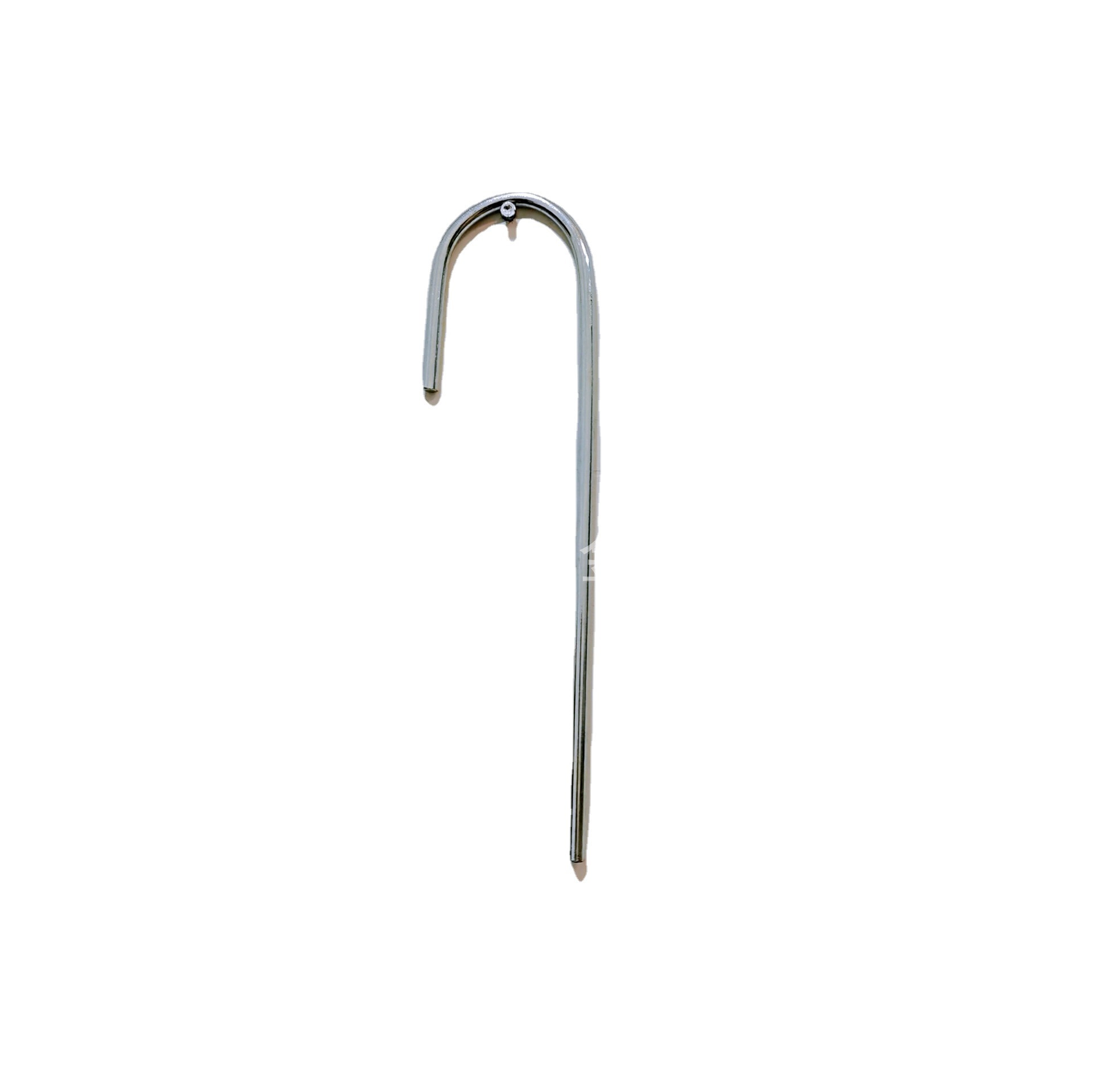 Large Curved Hook Ground Nail Tent Turf Fixed Nail Thickened J-Shaped Crutch Type Galvanized Nail Portable Anti-Slip Camping Style