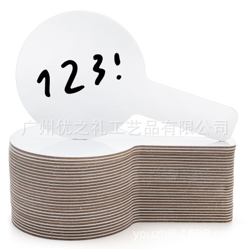 Производитель на заказ двусторонняя стираемая бумага для аукциона портативная белая доска средняя волокнистая белая доска магнитная белая доска