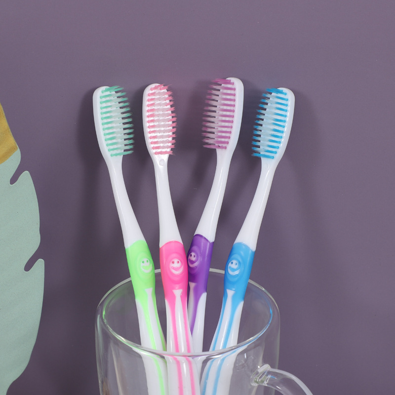 Factory Direct Filament Soft Hair Manual Toothbrush Home Cleaning Creative Oral Cleaning Smiley Toothbrush