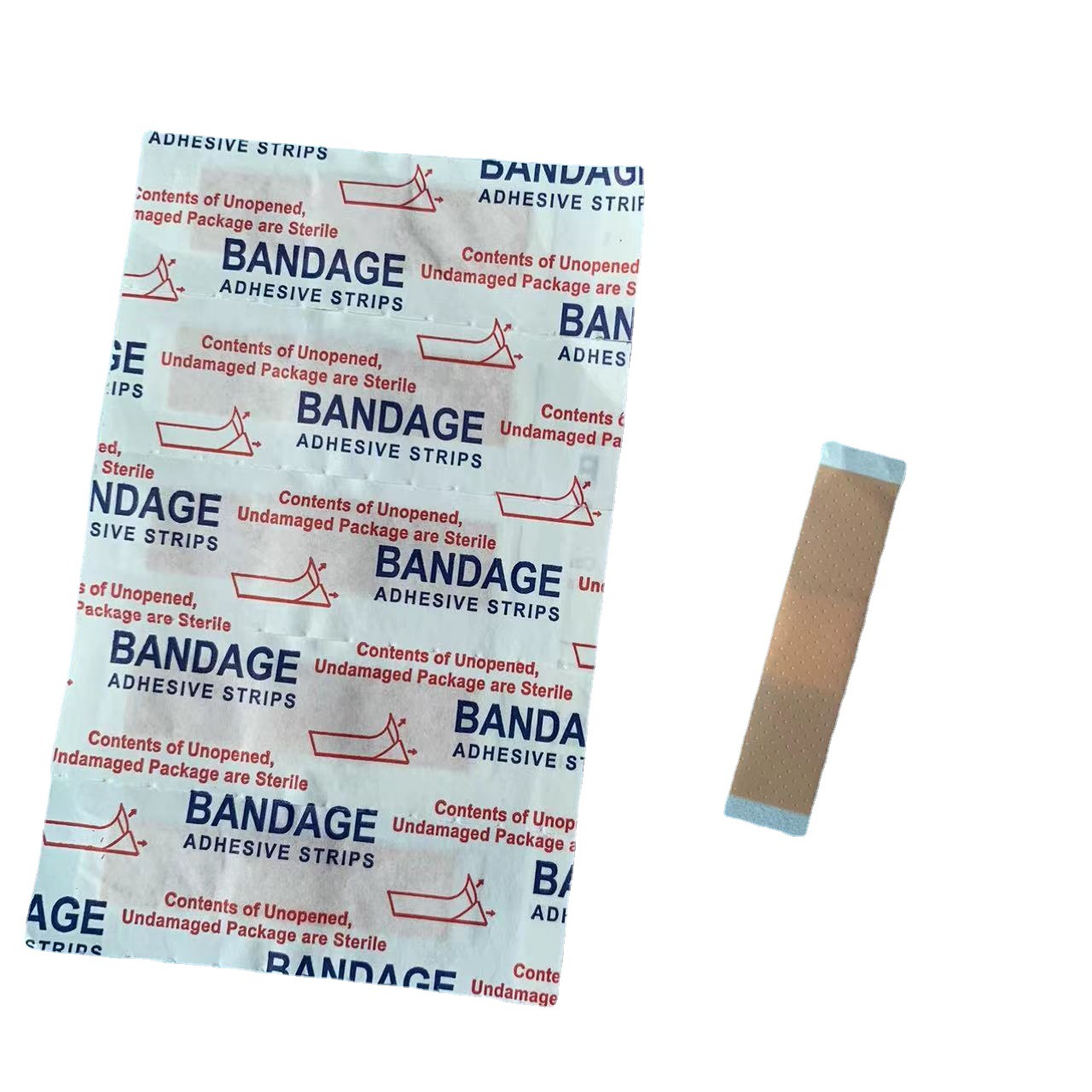 Cross-Border Hot-Selling First Aid Kit Accessories Special-Shaped Wound Combination Round Butterfly-Shaped H-Shaped Waist Drum Band-Aid Care Heel