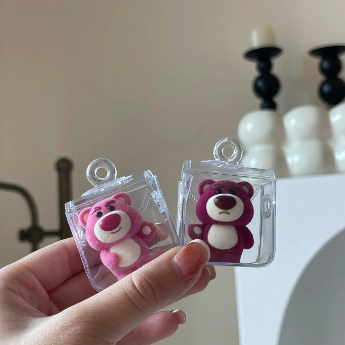 Pvc Three-Dimensional Transparent Dustproof Outdoor Storage Mini Cute Small Bag Display Pendant Bag Mini Baby Walking Bag Ready for Sale