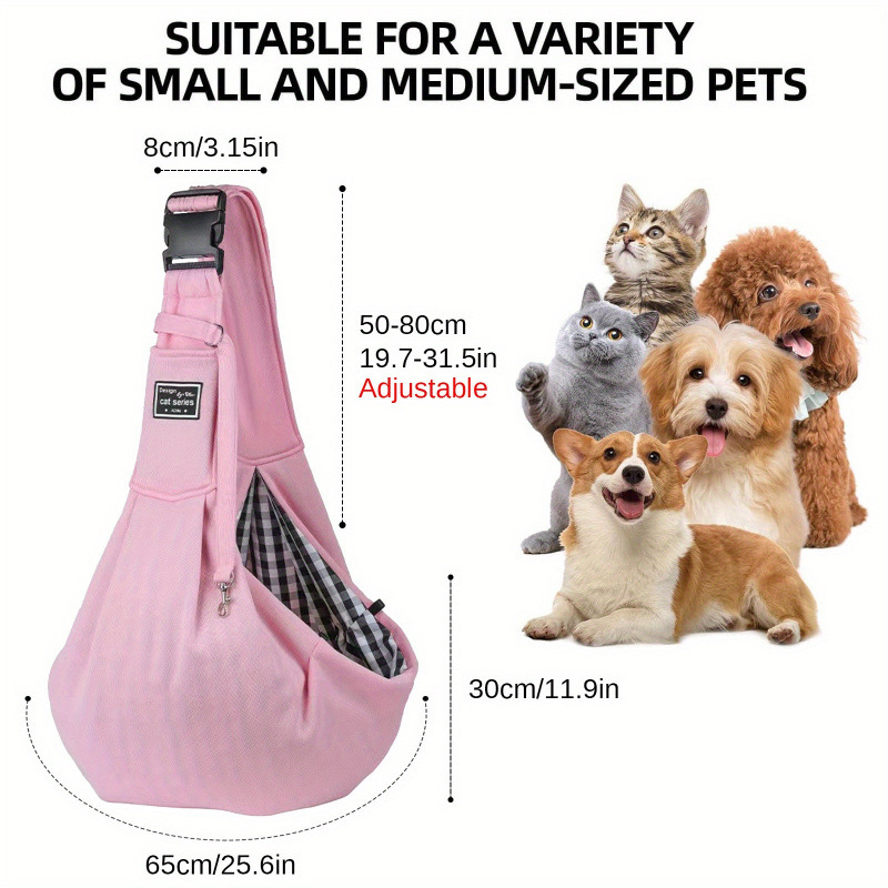 1 настраиваемая двусторонняя переноска для мелких домашних животных