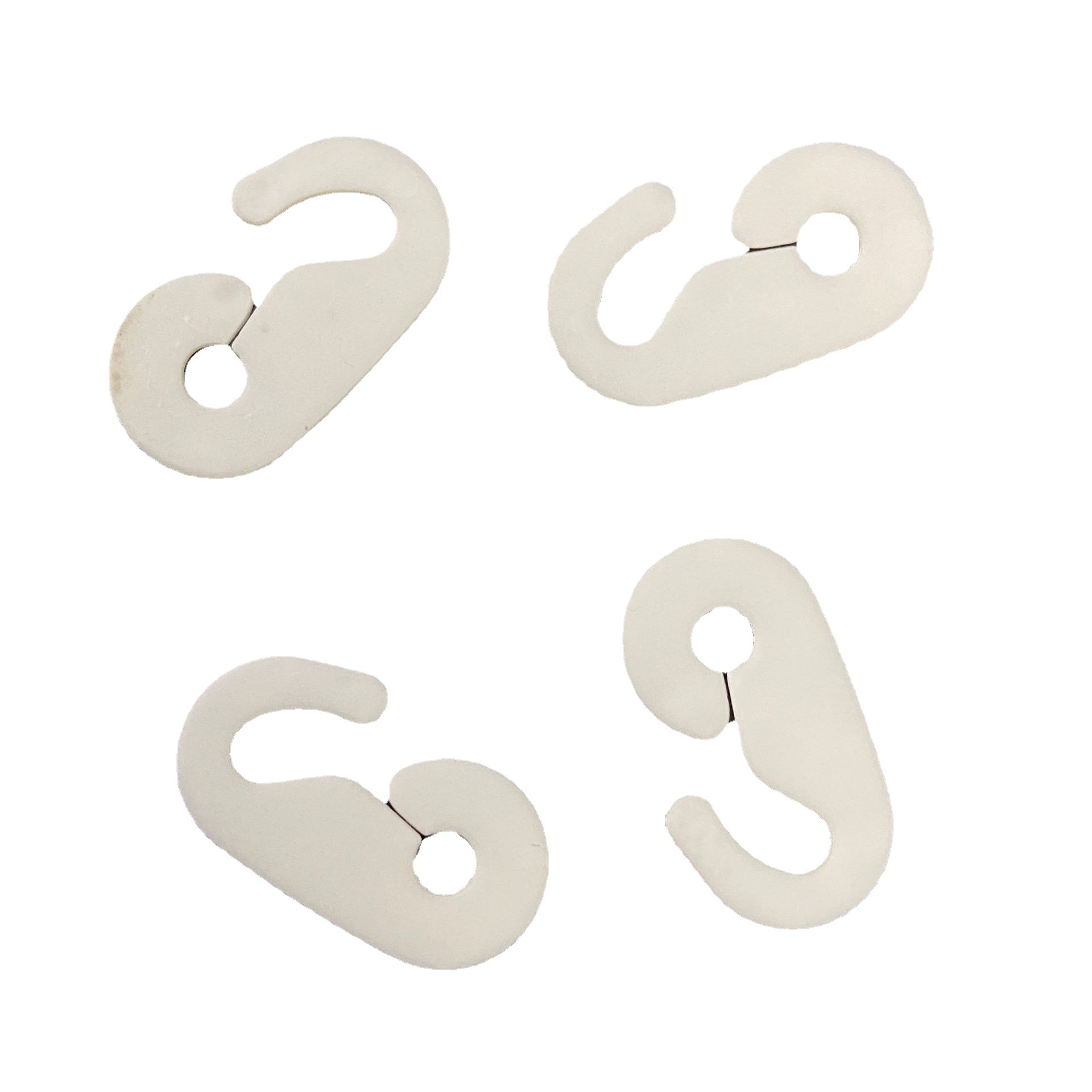 Manufacturers do not pull the ear mask buckle in stock S-type plastic mask adjustment buckle wholesale children's seamless mask hook