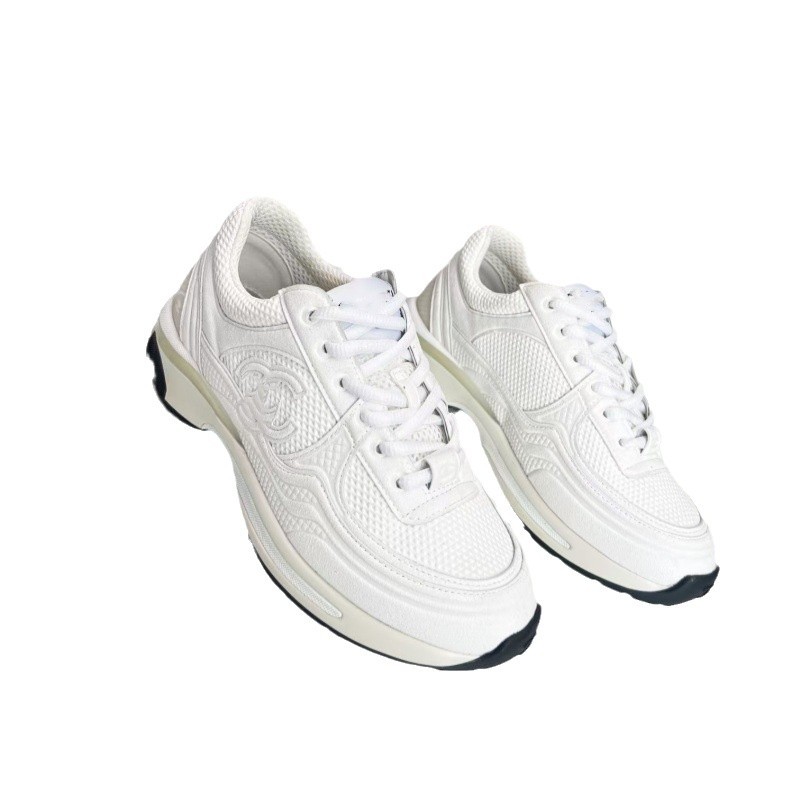 Tweed Style Silver Horn King Sports Shoes for Women 2024 New Mesh Easiest for Match Low-Top Casual Shoes Thick-Soled Dad Shoes for Women