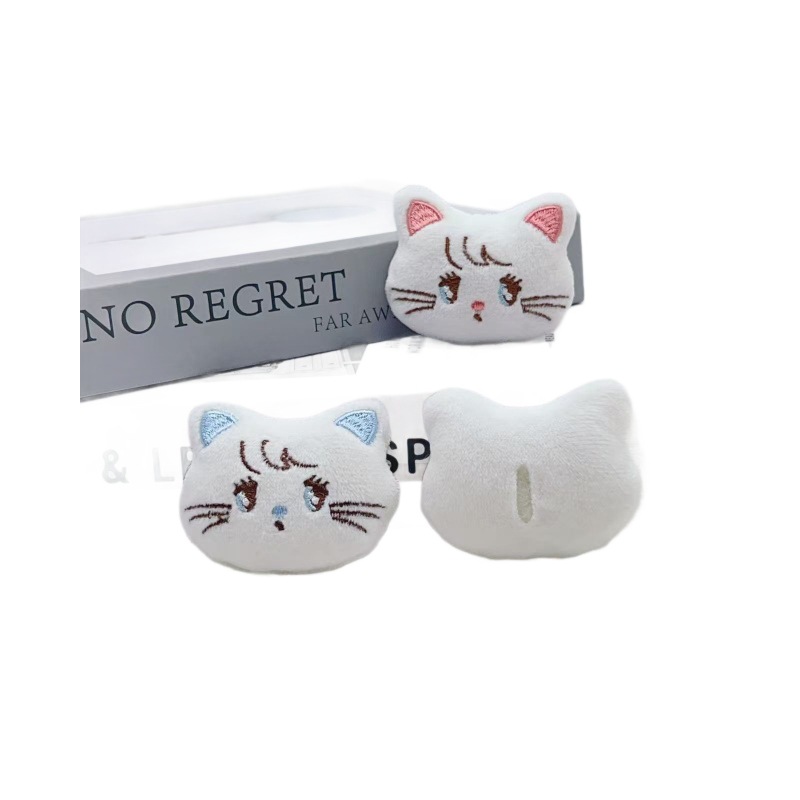 Cute Japanese Style Bangs Cat Cartoon Plush Animal DIY Accessories Decorative Accessories Hats Clothing Accessories Socks Hairpins