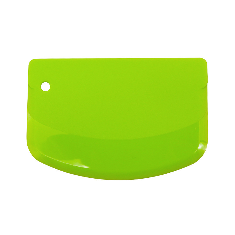 Plastic Baking Bread Cutting Tools Household Semi-round Flour Blob Scraper New Cake Cream Scraper Spatula
