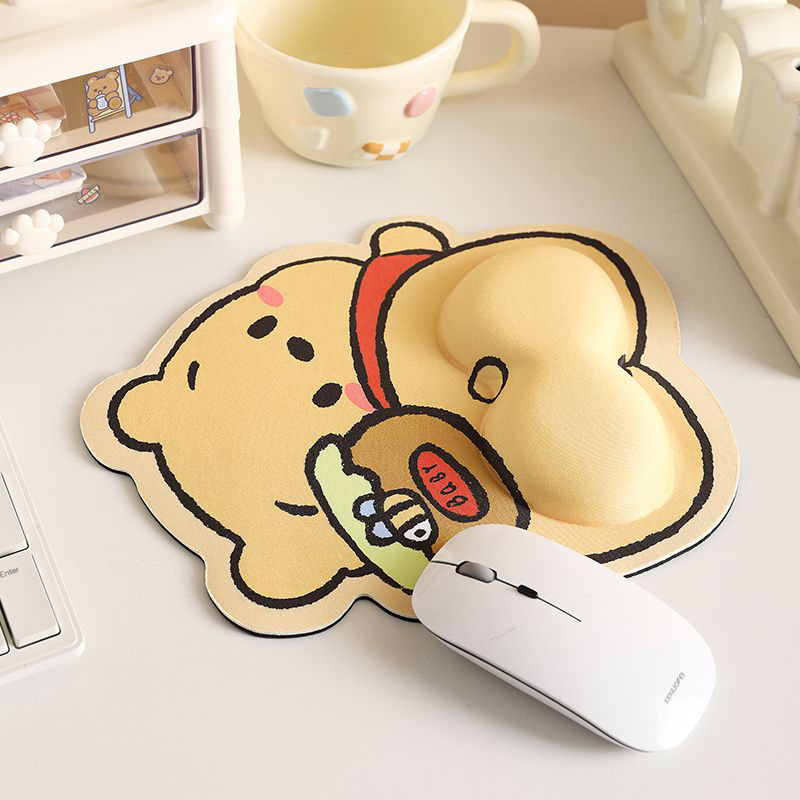 Winnie the Pooh Mouse Pad Ins Mouse Pad Wrist Pad Hand Support Game Office Wrist Pad