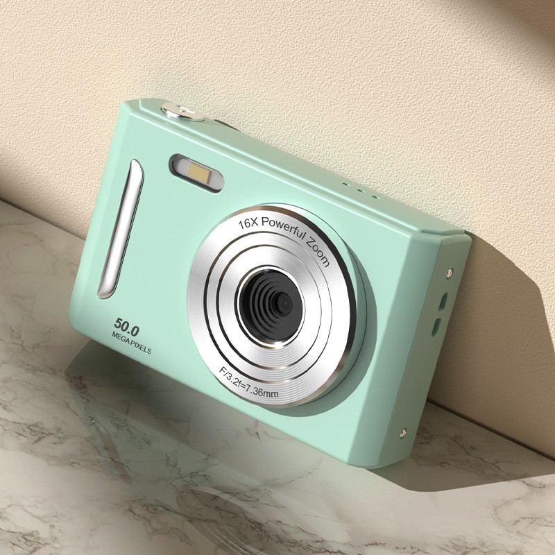 Student Party Affordable Camera Selfie Campus Digital Camera High-Definition Front and Rear Dual Camera Retro Card Photo and Video