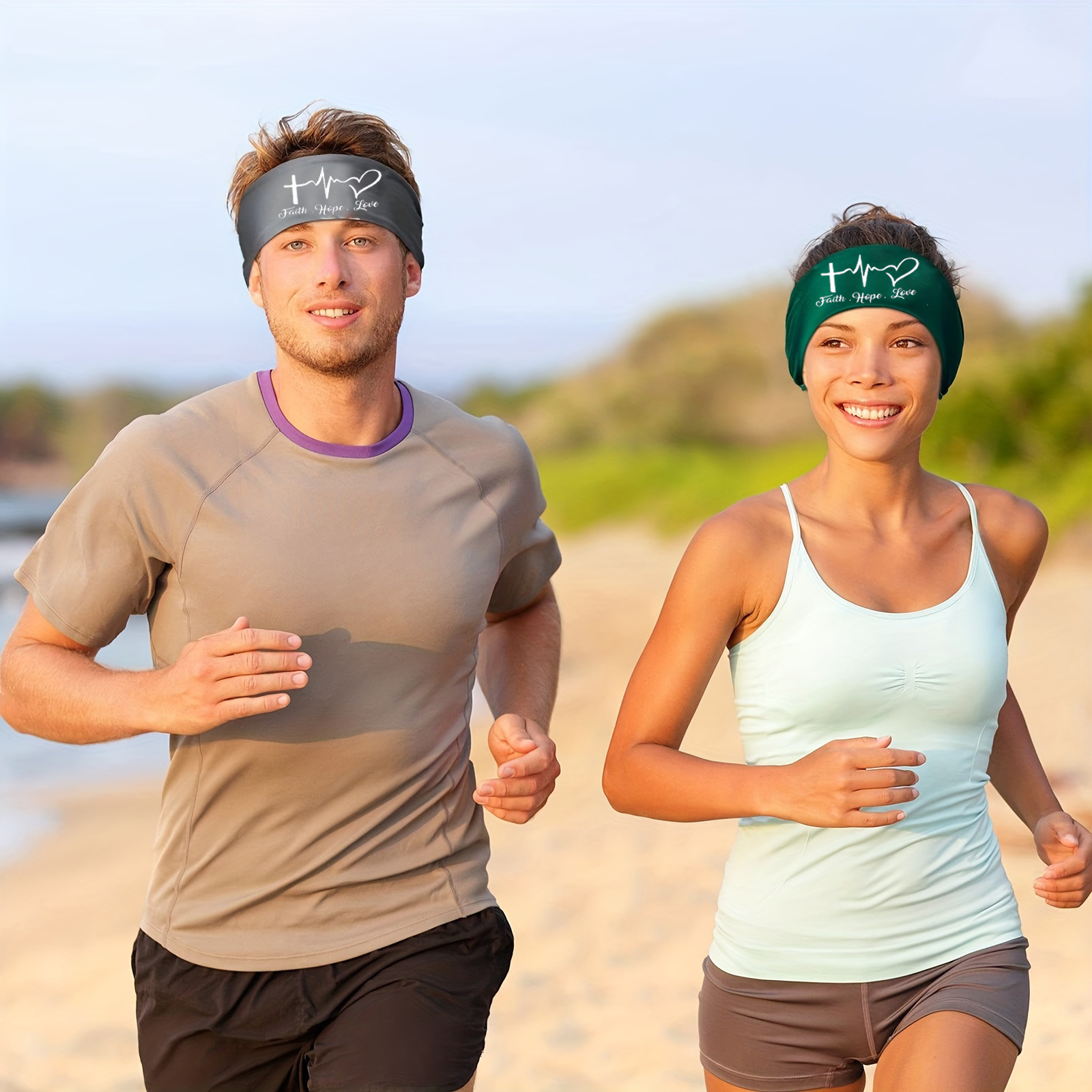 Европейский и американский кросс-бордерный новый принтованный узор подсолнуха эластичная широкополая повязка на голову пасторальный спортивный йога-ободок