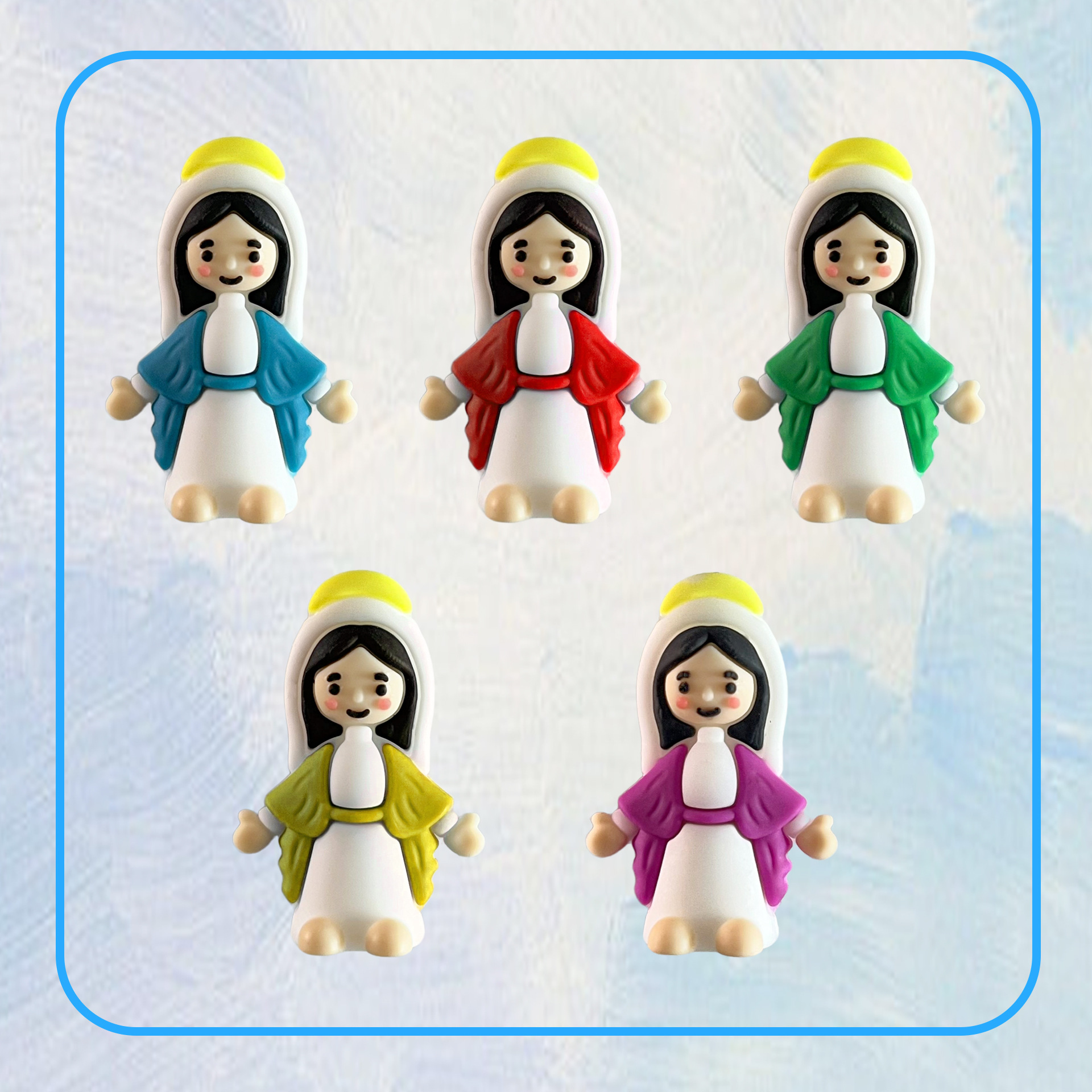 2025 Cross-Border Popular Spot Easter Ornaments Desktop Virgin Villain Ornaments Cute Cartoon Gifts