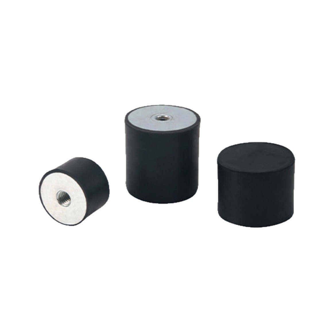 Customized Rubber Shock-Absorbing Double-Ended External Wire Motor Anti-Vibration Buffer Block Cylindrical Pad Equipment Vibration Isolator New Product Recommendation