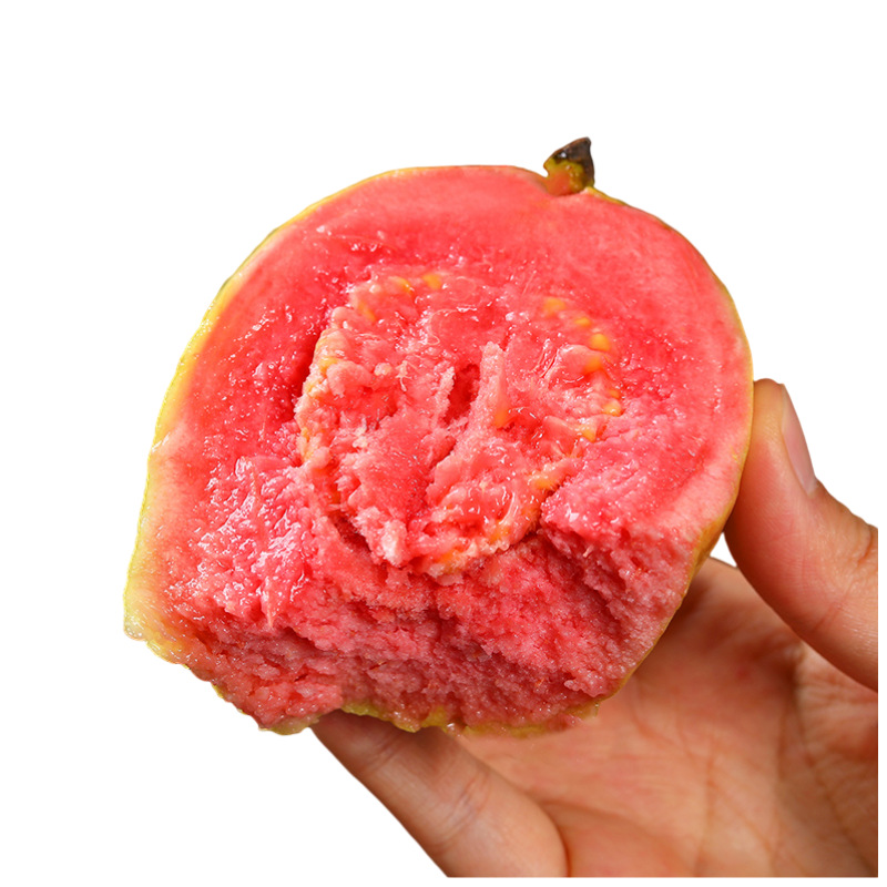Fujian Red Heart Guava Fresh Fruit Seasonal Sweet and Soft Direct from the Place of Origin Wholesale Whole Box Large Fruit