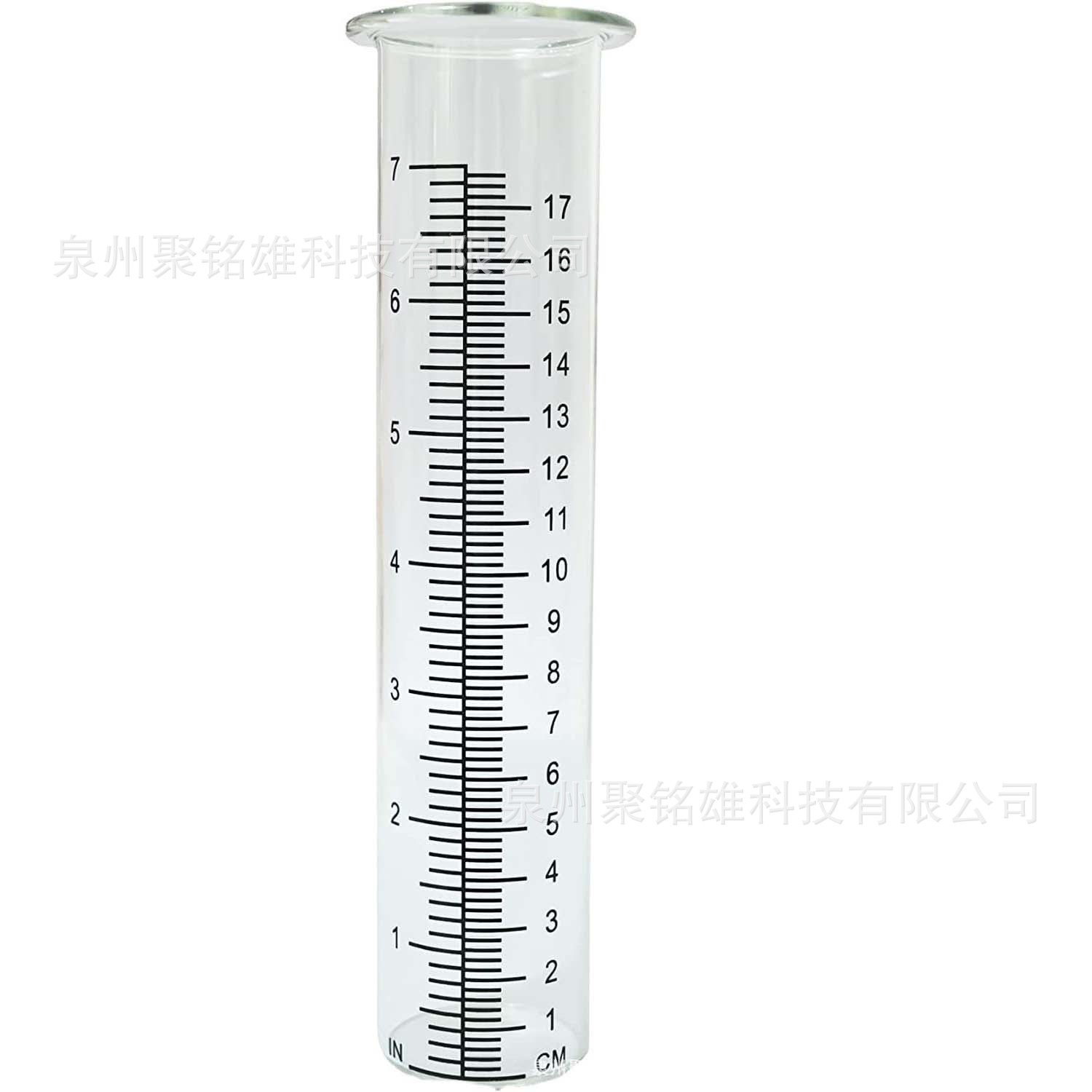 In Stock 7inch Rain Measuring Device to Prevent Cold and Crack, Garden Courtyard Home Plastic Rain Measuring Tube Extracurricular Activity Rain Measuring Meter