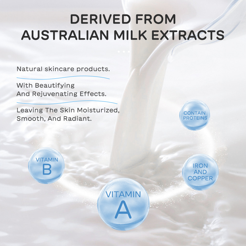 Cross-border LAIKOU milk moisturizing cream milk moisturizing cream bag 1.5g tablet moisturizing moisturizing wholesale