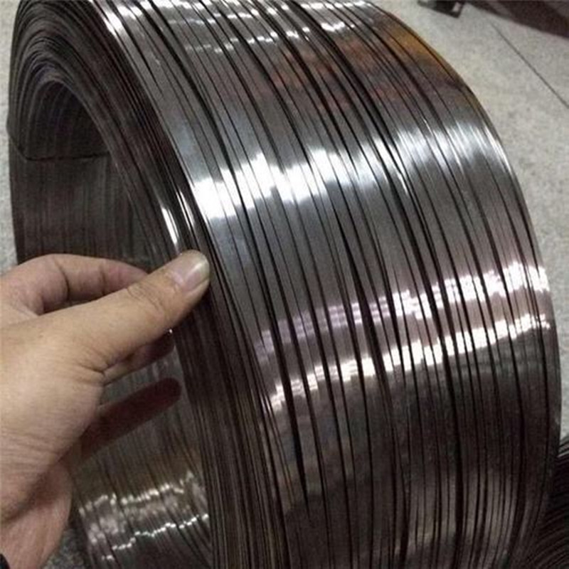 304 Stainless Steel Flat Wire Square Wire 201 Elastic Tent Flat Wire Special-Shaped Triangular Wire Medium-Hard High Elasticity