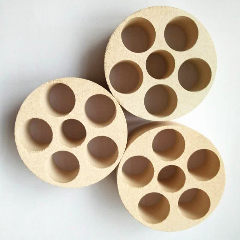 Four-Hole Magnesium Oxide Ring Diamond Synthetic Accessories Super Hard Material Insulation Synthetic Accessory Components 43.9*15.2*9