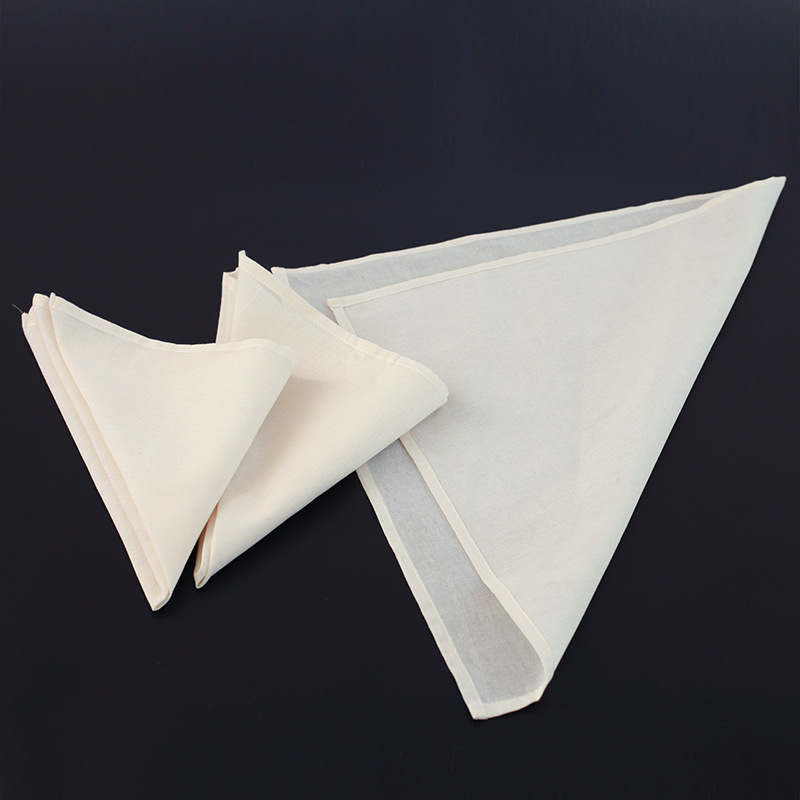 Factory wholesale smashed edge finished filter cloth cotton tofu cloth soybean milk juice white cloth squeezed vegetable juice cotton gauze cotton cloth