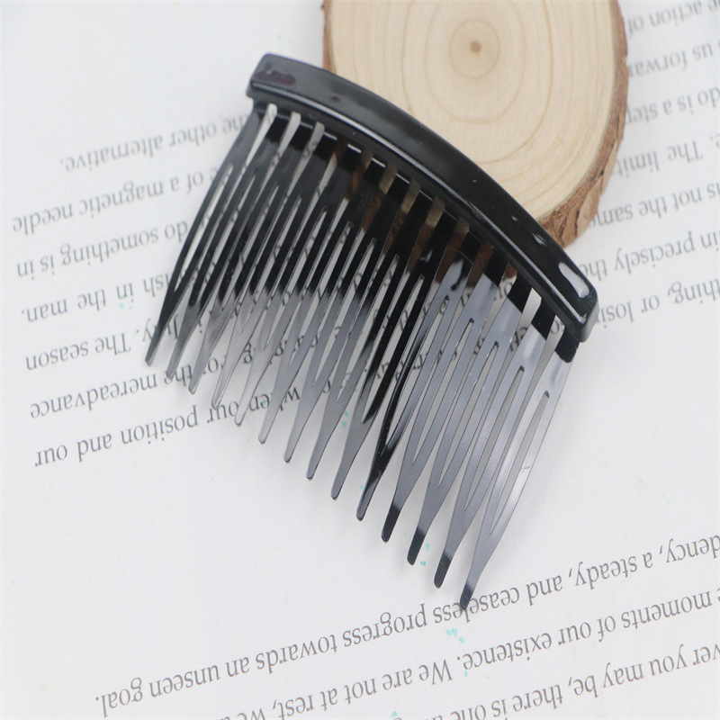 14-Tooth Hair Comb Plastic Comb Handmade Hair Accessories DIY Accessories Bangs Comb Broken Hair Comb Hair Tool Headdress Material
