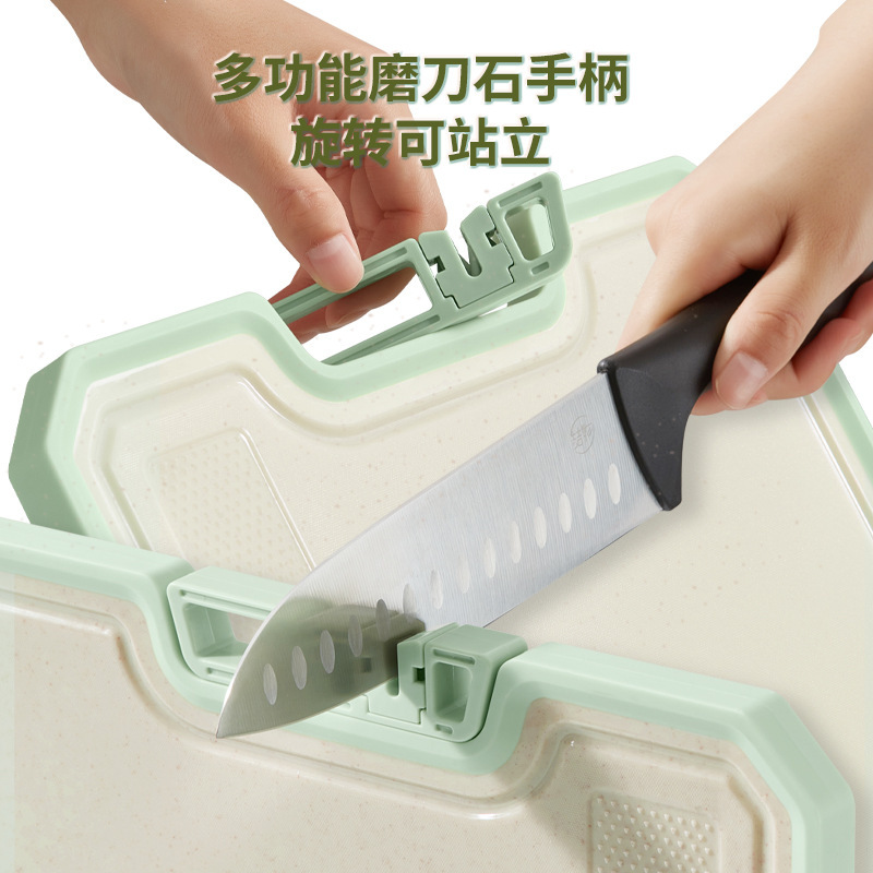 304 Stainless Steel Antibacterial Cutting Board Food Grade Whetstone Cutting Board Home Kitchen Cutting Board Plastic Chopping Board Wholesale