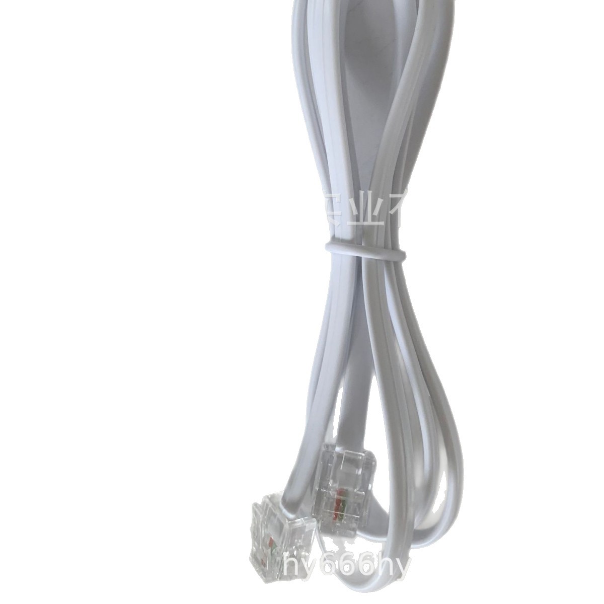 Telephone Jumper Cable, Landline Extension Cord, 2-Core 4-Core Connection Cable, Rj11 Cable, Flat Cable, Plug-In Telephone Cable