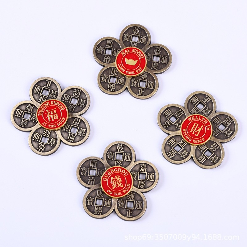 Металлический магнит на холодильник в античном стиле, персонализированный и креативный, отличный для заработка, изысканные сувениры