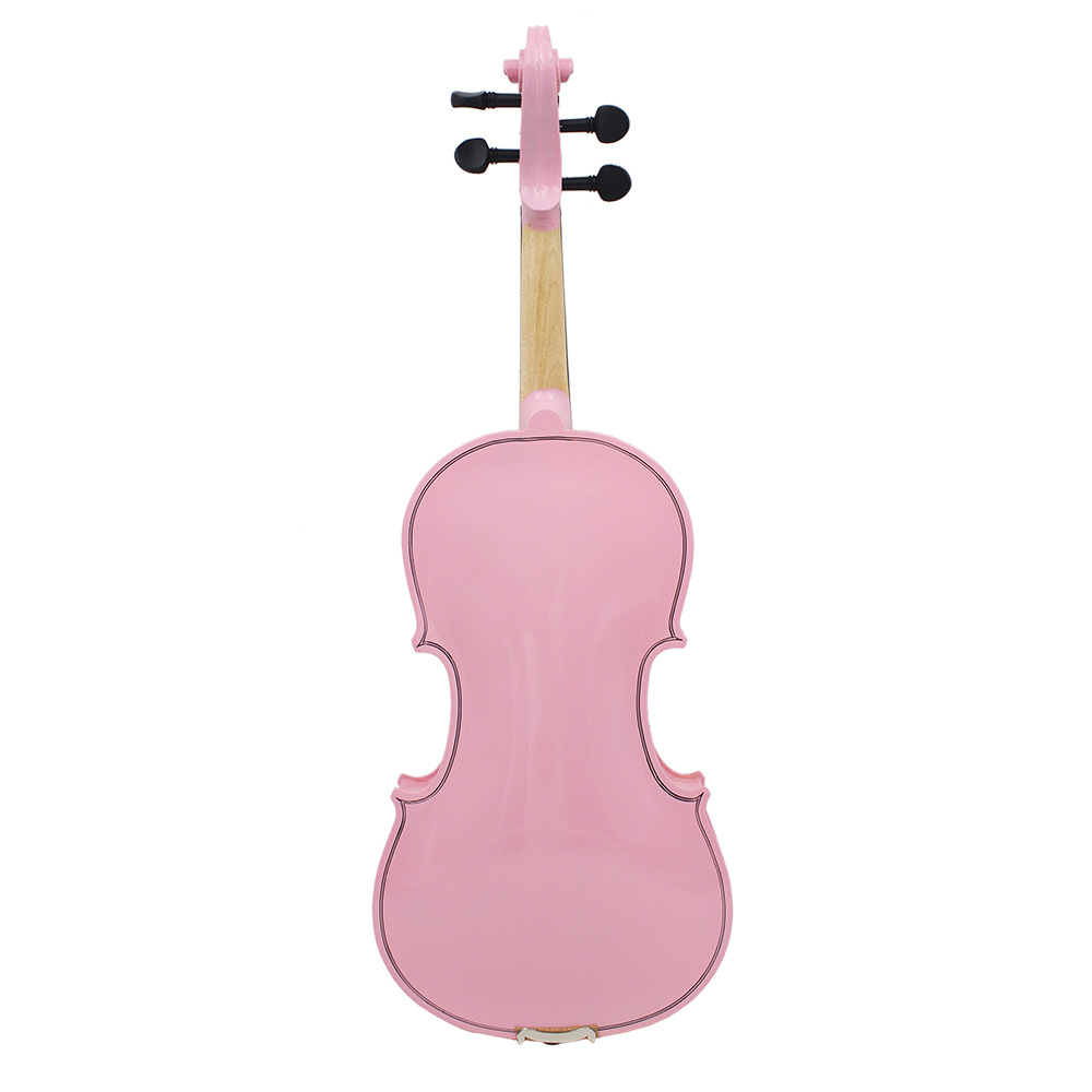Color universal violin solid wood violin children's beginner practice adult violin 4/4 foreign trade wholesale