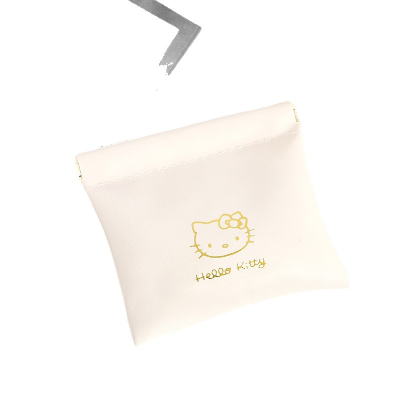 Self-Closing Flap Lipstick Makeup Bag Inner Organizer Small Storage Bag Portable Travel Data Cable Storage Pouch Coin Purse