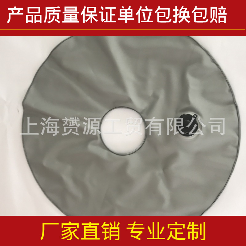 Beach Flag Moxibustion Stand Round 53cm Gray Water Bag Parasol Thickeneded Wear-Resistant Direct Selling Hot Selling Pvc Weight Bag