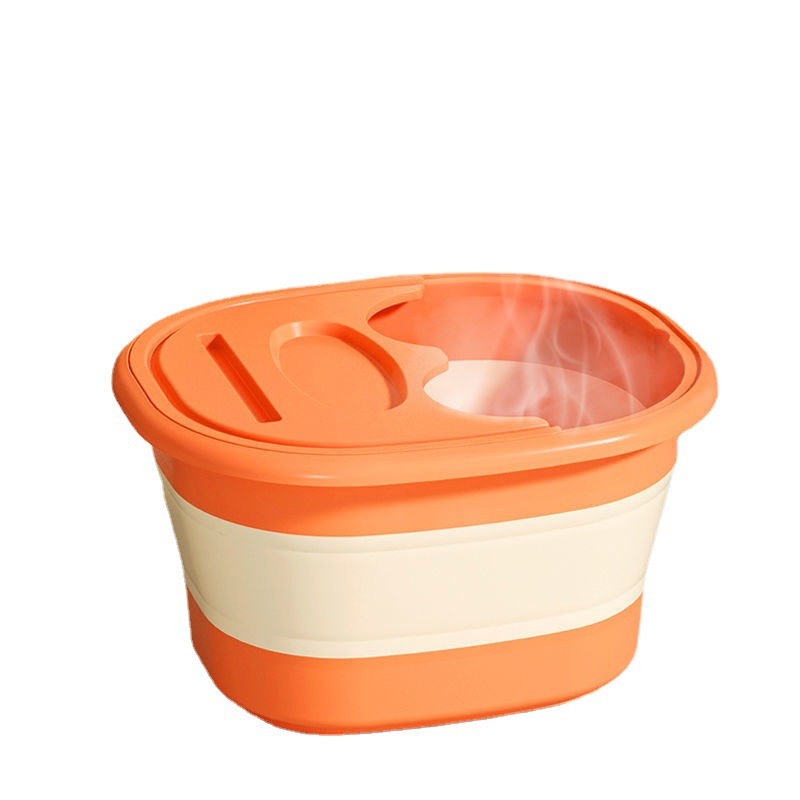 Foot Bath Bucket with Lid Manufacturer Wholesale Foldable Storage Household Foot Bath Bucket Massage Health Foot Bath Bucket Foot Basin