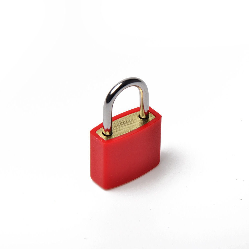 Plastic Shell Padlock Small Lock Cross-Border Lock Suitcase Lock Dormitory Cabinet Lock Hot Selling Lock Door Colorful Copper Lock