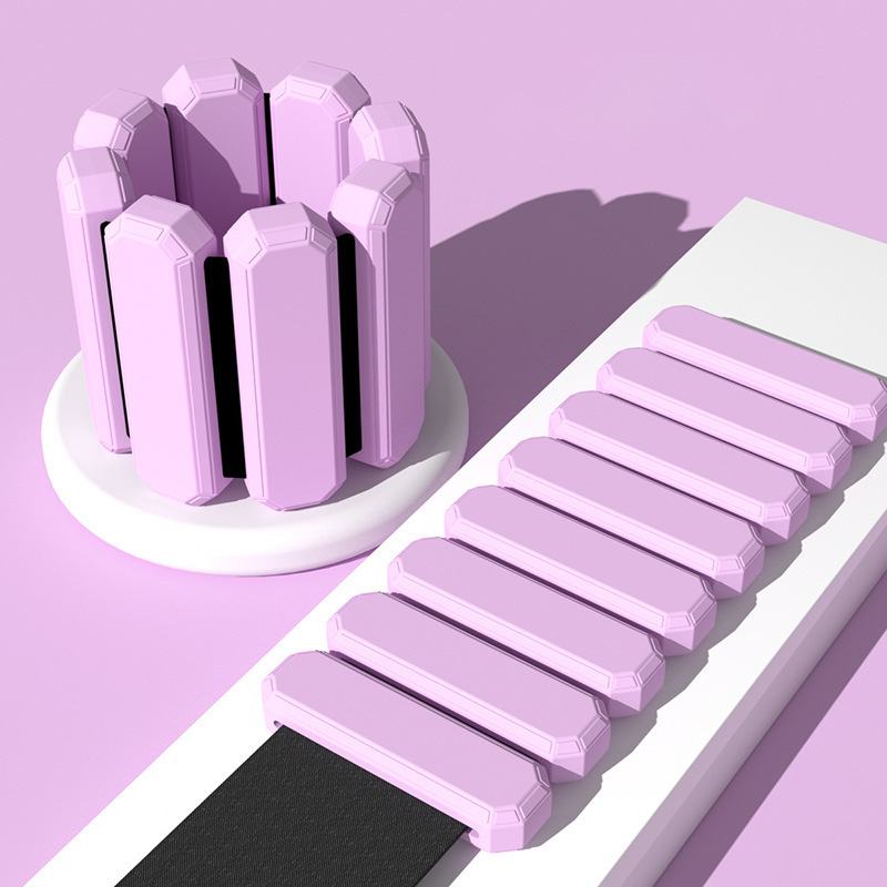 Detachable 2-Pound Weight-Bearing Bracelet Invisible Equipment Foot Binding Strength Training Silicone Sports Running Sandbag Private Model