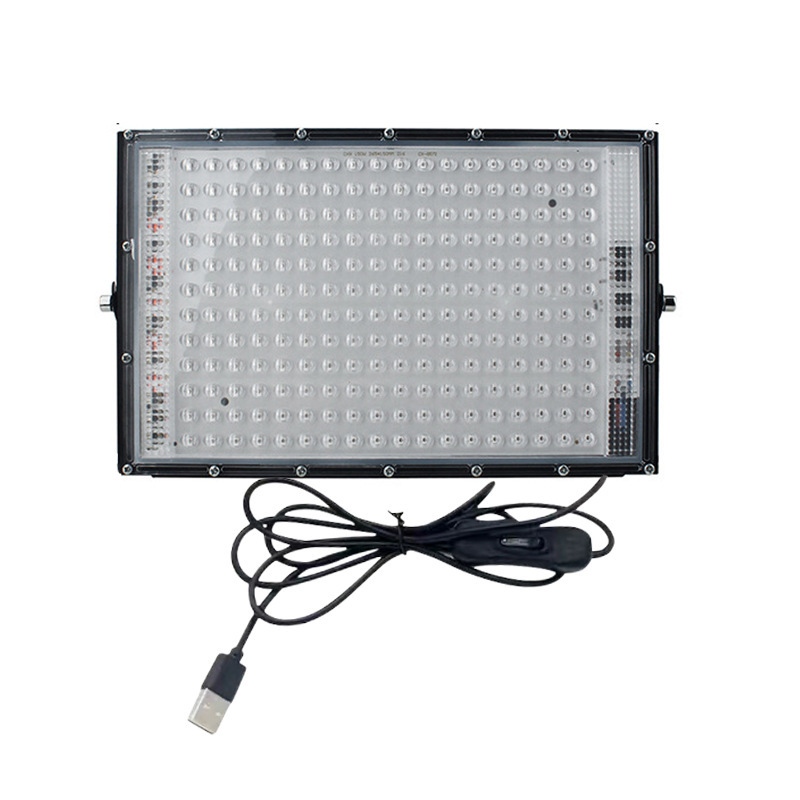 5V Purple Light Cross-Border Wholesale USB Interface Uv Curing Light Source Square Stage Atmosphere Purple Light