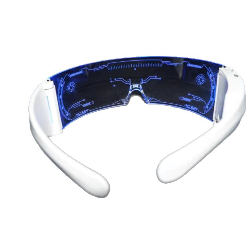 [30,000 People Collect] Led Technology Luminous Cycling Glasses for Night Travel, Anti-Collision Luminous Goggles, Cool