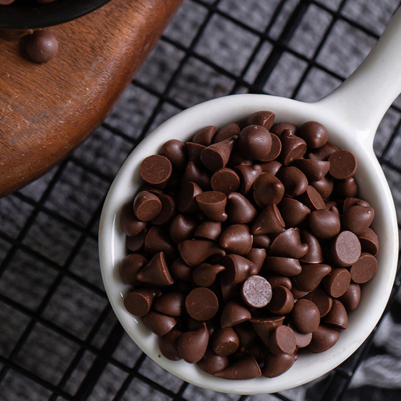 High Temperature Resistant Chocolate Beans Small Cacao Beans Baking Chocolate Baking Resistant Dark Chocolate Beans Saccharin Free Cocoa Butter