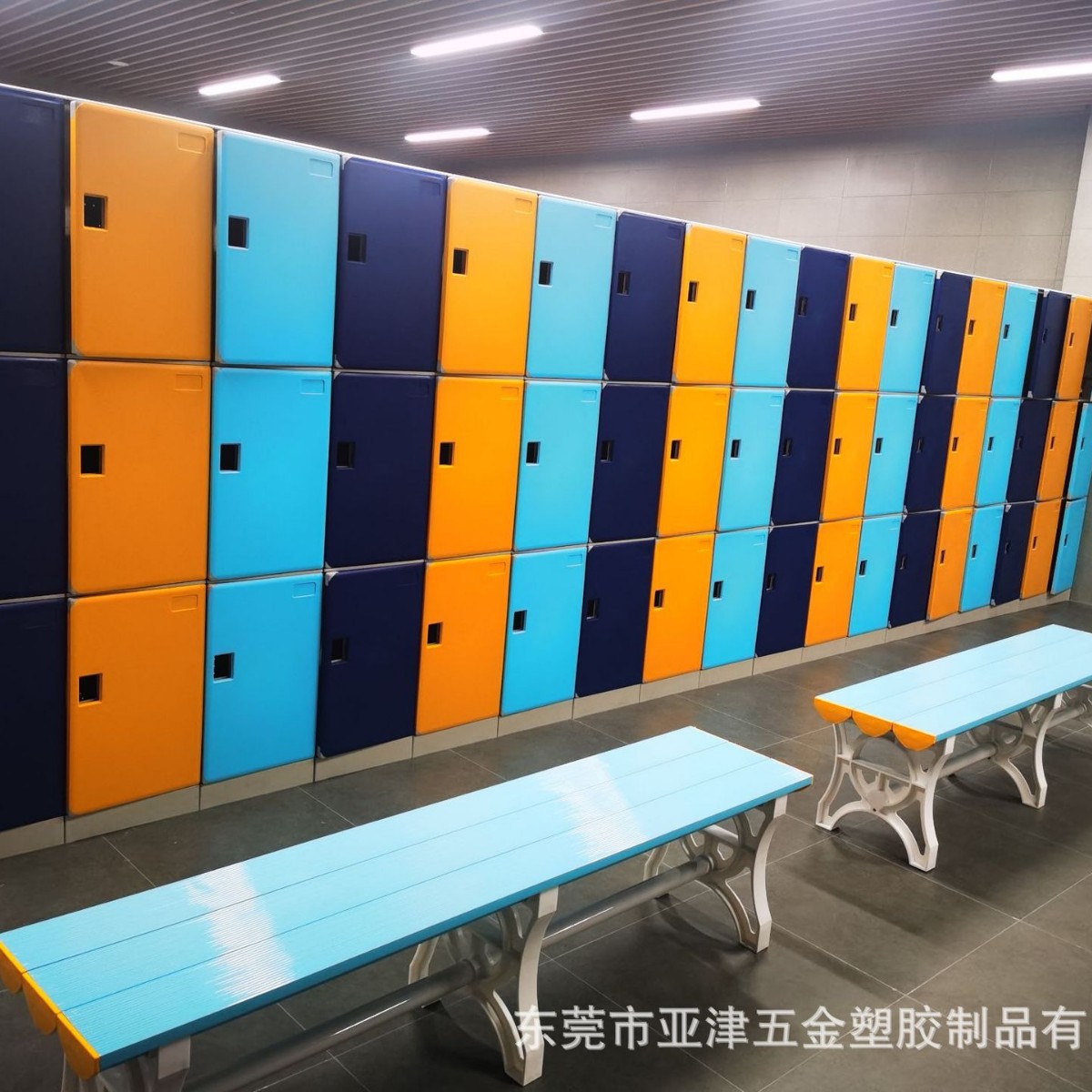 Abs Plastic Waterproof and Moisture-Proof Locker Bathroom Storage Cabinet Bathhouse Swimming Pool Cabinet Gym Locker