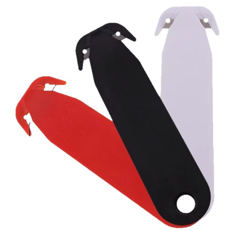 Box Opener Cutter, Unpacking Knife, Rope Cutter, Double-Edged Safety Anti-Cut Knife, Creative Shape Film Cutter
