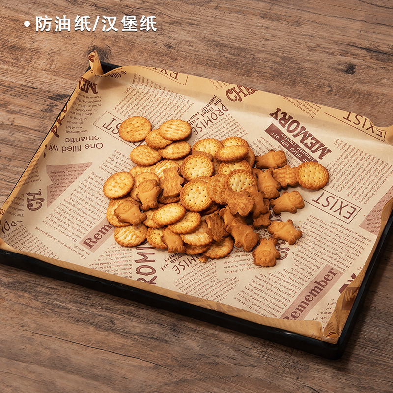 Source Manufacturer Custom-Made Disposable Placemat Paper, Grease-Proof Paper, Restaurant Menu, Burger Paper, Tray Paper, Custom Printing