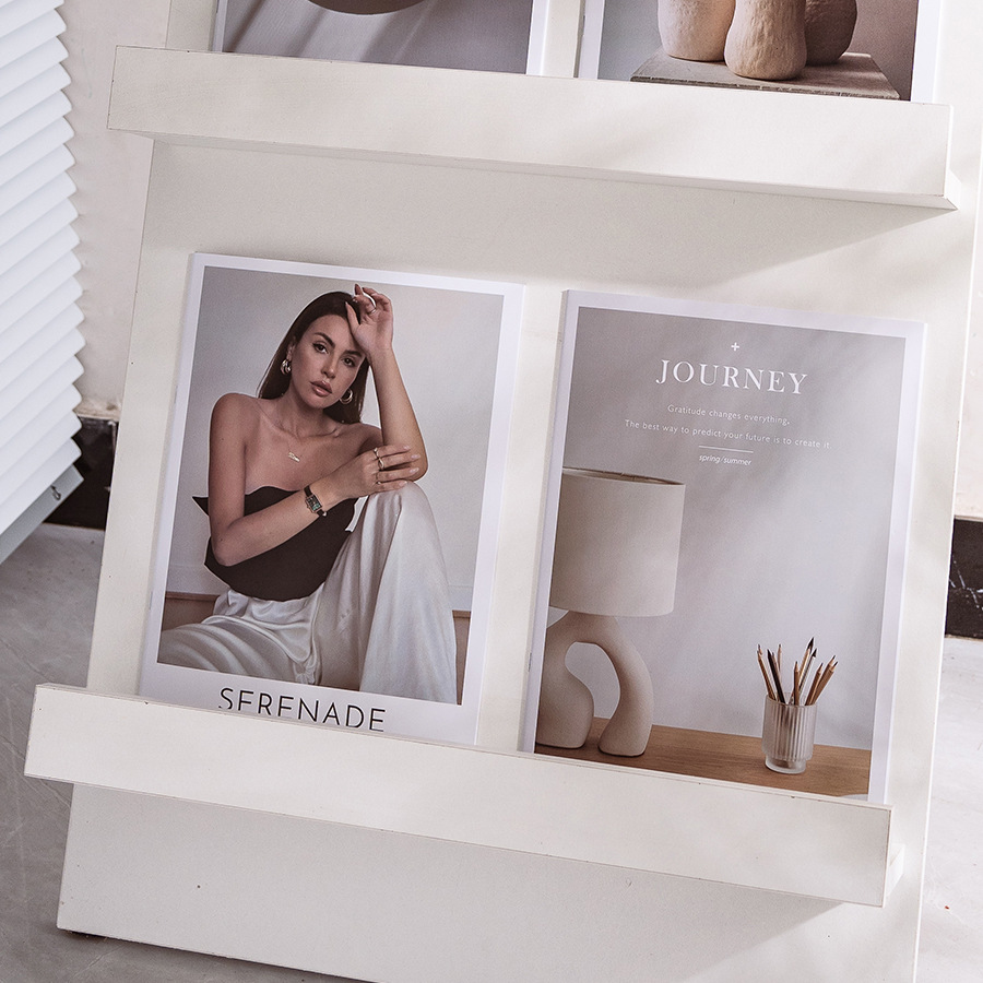 Ins Simple English Magazine Book Photography Props English Book Photography Background Model House Homestay Decoration