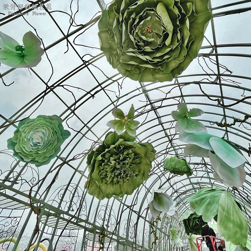 Giant Silk Oversized Paper Art Handmade Waterproof Sunflower Head Decoration Arrangement Pendant Wedding Gift Shopping Mall Display