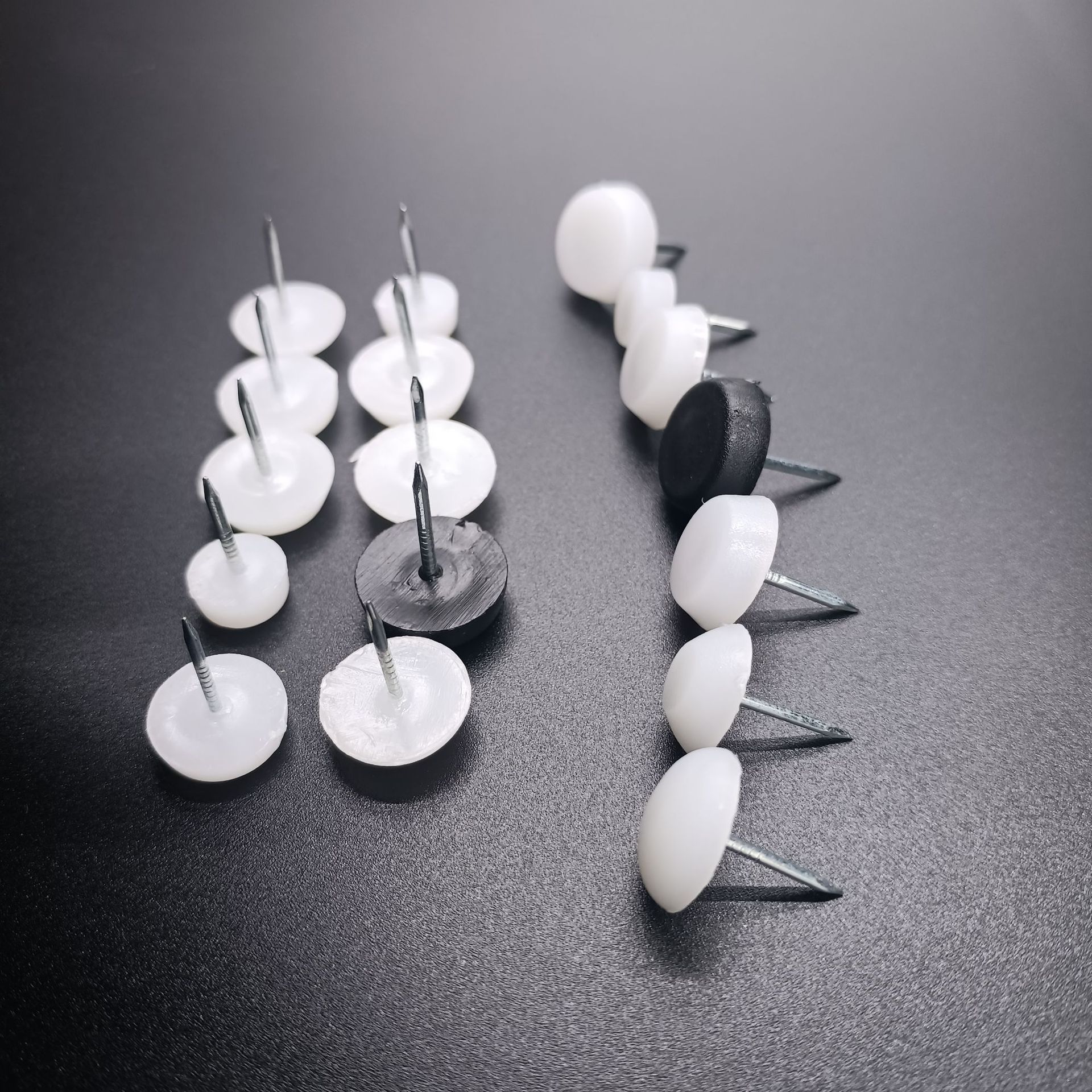 Foot nail furniture accessories foot nail manufacturers table and chair cabinet mute moisture-proof round cap rubber plastic foot nail